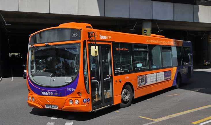 First Beeline Volvo B7RLE Wright 69386